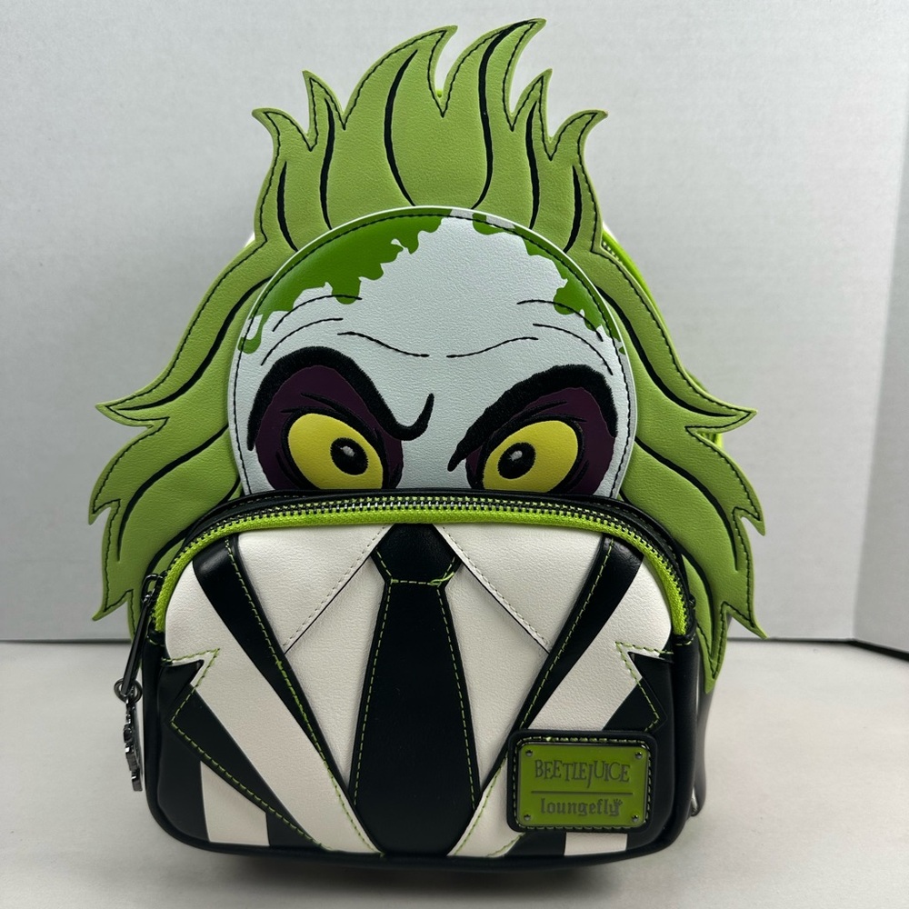 Loungefly Limited Edition 2020 Beetlejuice Figural Cosplay Mini Backpack